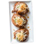 Baked Potato With Mixed Cheese 