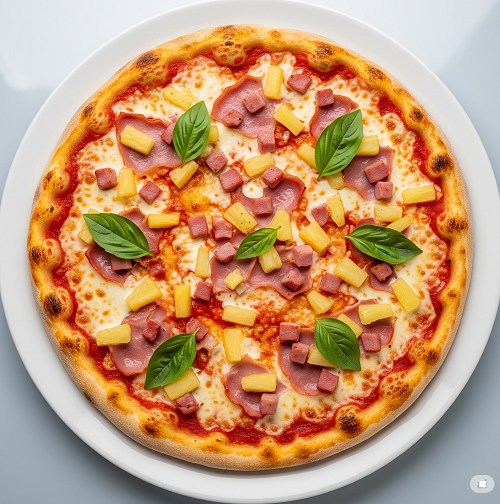 Ham & Pineapple Pizza 